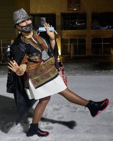 Elza Seyidcahanın bu fotoları müzakirələrə səbəb oldu